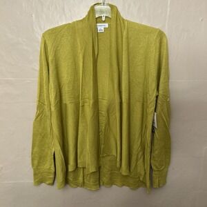 liz claiborne XL Celadon Green Thin Cardigan Sweater NWT